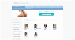 Desktop Screenshot of laser-terapia.net